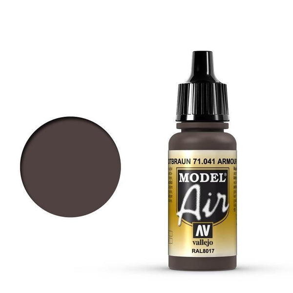 Vallejo 71041 Model Air Armour Brown 17 ml Acrylic Airbrush Paint - Gap Games