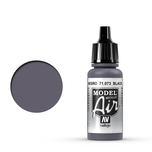 Vallejo 71073 Model Air Black 17 ml Acrylic Airbrush Paint - Gap Games