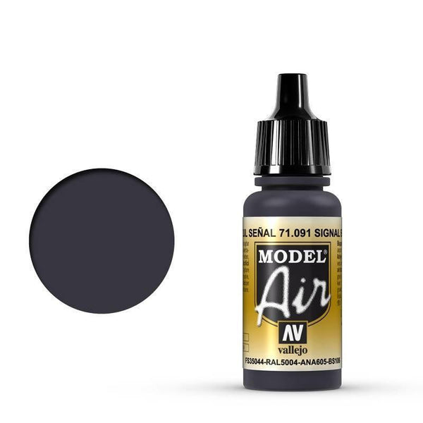 Vallejo 71091 Model Air Signal Blue 17 ml Acrylic Airbrush Paint - Gap Games