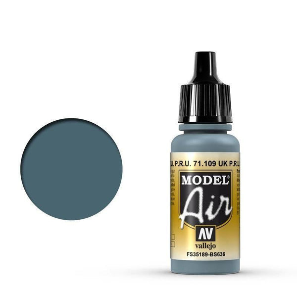 Vallejo 71109 Model Air UK PRU Blue 17 ml Acrylic Airbrush Paint - Gap Games