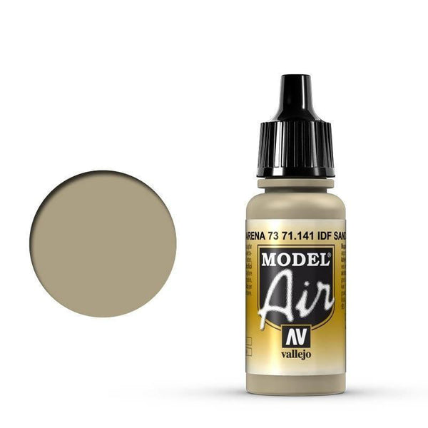 Vallejo 71141 Model Air IDF Sand Gray 73 17 ml Acrylic Airbrush Paint - Gap Games