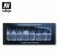 Vallejo 71176 Model Air - Metallic Colours 8 Colour Set - Gap Games