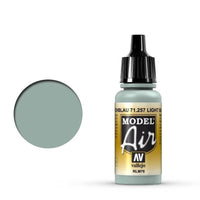 Vallejo 71257 Model Air Light Blue RLM76 17 ml Acrylic Airbrush Paint - Gap Games