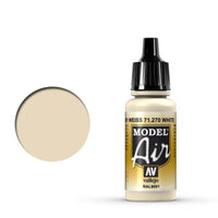 Vallejo 71270 Model Air Off-White 17 ml Acrylic Airbrush Paint - Gap Games