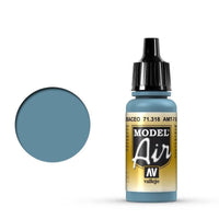 Vallejo 71318 Model Air AMT-7 Greyish Blue 17 ml Acrylic Airbrush Paint - Gap Games