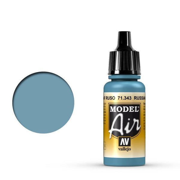 Vallejo 71343 Model Air Russian AF Grey N.7 17ml Acrylic Airbrush Paint - Gap Games