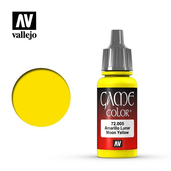 Vallejo 72005 Game Color - Moon Yellow 17 ml Acrylic Paint - Gap Games
