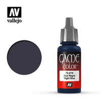 Vallejo 72019 Game Color - Night Blue 17 ml Acrylic Paint - Gap Games
