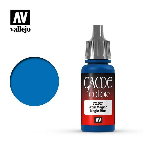 Vallejo 72021 Game Color - Magic Blue 17 ml Acrylic Paint - Gap Games