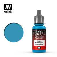 Vallejo 72023 Game Color - Electric Blue 17 ml Acrylic Paint - Gap Games