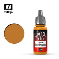 Vallejo 72038 Game Color - Scrofulous Brown 17 ml Acrylic Paint - Gap Games