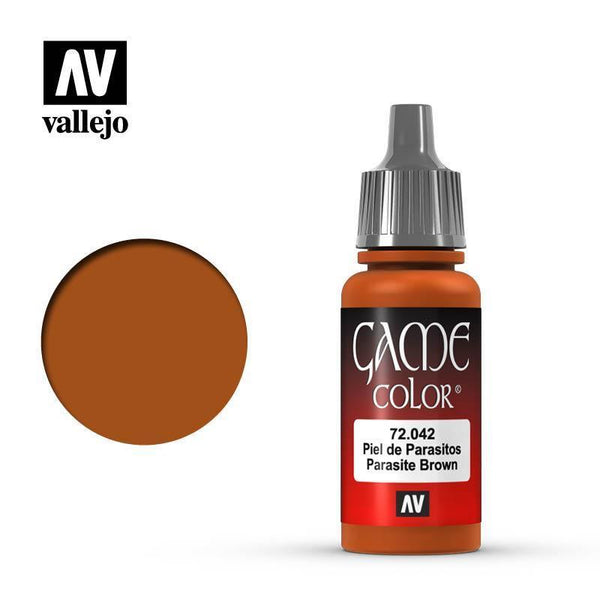 Vallejo 72042 Game Color - Parasite Brown 17 ml Acrylic Paint - Gap Games