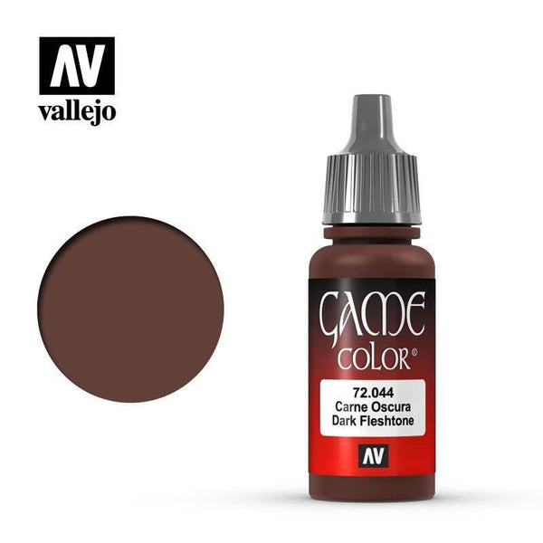 Vallejo 72044 Game Color - Dark Fleshtone 17 ml Acrylic Paint - Gap Games