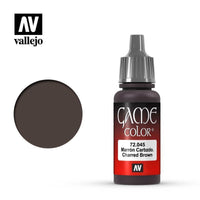 Vallejo 72045 Game Color - Charred Brown 17 ml Acrylic Paint - Gap Games