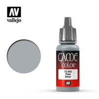 Vallejo 72052 Game Color - Silver 17 ml Acrylic Paint - Gap Games