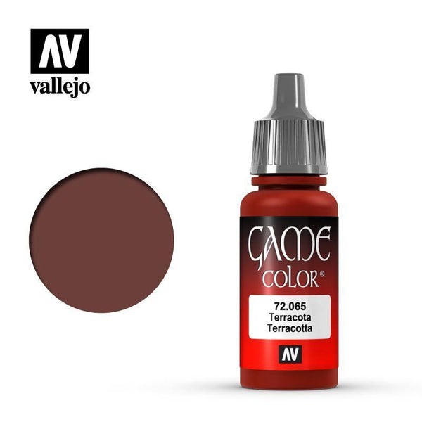 Vallejo 72065 Game Color - Terracotta 17 ml Acrylic Paint - Gap Games