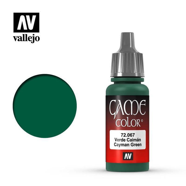 Vallejo 72067 Game Color - Cayman Green 17 ml Acrylic Paint - Gap Games