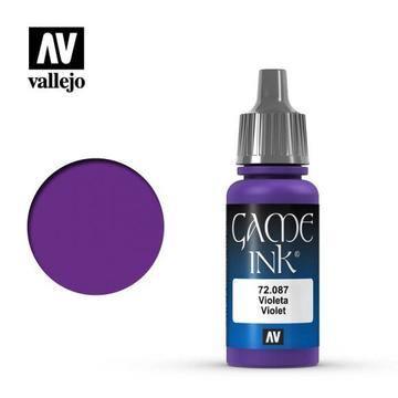 Vallejo 72087 Game Color Ink Violet 17 ml Acrylic Paint - Gap Games
