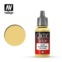 Vallejo 72097 Game Color - Pale Yellow 17 ml Acrylic Paint - Gap Games