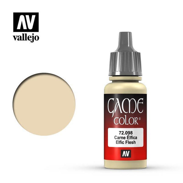Vallejo 72098 Game Color - Elfic Flesh 17 ml Acrylic Paint - Gap Games