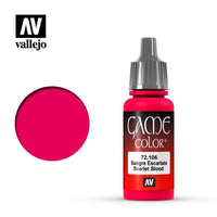 Vallejo 72106 Game Color - Scarlett Blood 17 ml Acrylic Paint - Gap Games