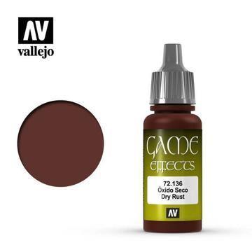 Vallejo 72136 Game Color Effects Dry Rust 17 ml Acrylic Paint - Gap Games