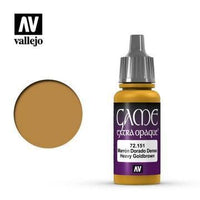Vallejo 72151 Game Color Extra Opaque Heavy Goldbrown 17 ml Acrylic Paint - Gap Games