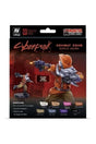 Vallejo 72307 Game Colour Cyberpunk Combat Zone 8 Colour Acrylic Paint Set w/ Nemo miniature - Gap Games