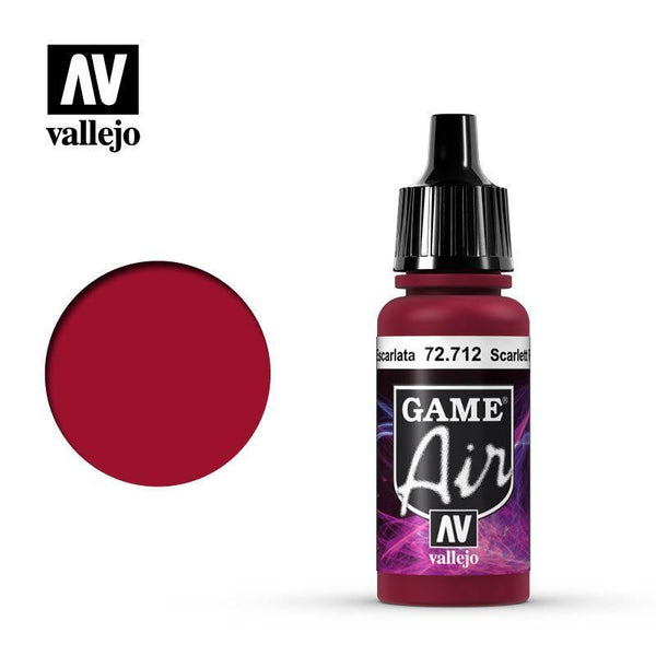 Vallejo 72712 Game Air Scar Red 17 ml Acrylic Airbrush Paint - Gap Games