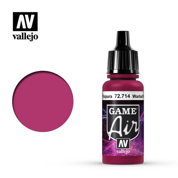 Vallejo 72714 Game Air Warlord Purple 17 ml Acrylic Airbrush Paint - Gap Games