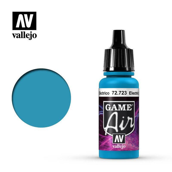 Vallejo 72723 Game Air Electric Blue 17 ml Acrylic Airbrush Paint - Gap Games