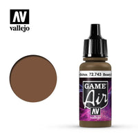 Vallejo 72743 Game Air Beasty Brown 17 ml Acrylic Airbrush Paint - Gap Games