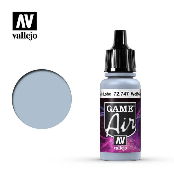 Vallejo 72747 Game Air Wolf Grey 17 ml Acrylic Airbrush Paint - Gap Games