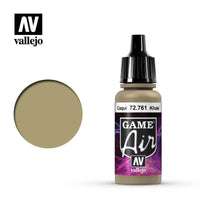 Vallejo 72761 Game Air Khaki 17 ml Acrylic Airbrush Paint - Gap Games