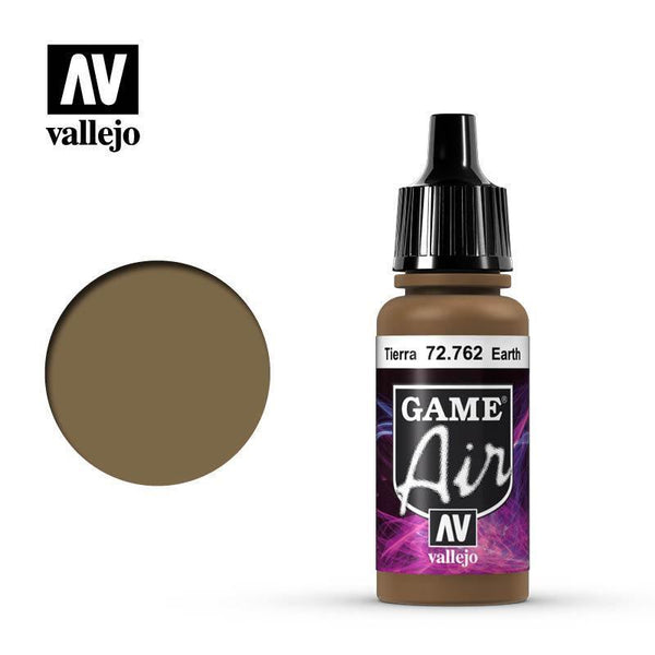 Vallejo 72762 Game Air Earth 17 ml Acrylic Airbrush Paint - Gap Games