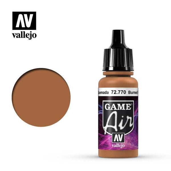 Vallejo 72770 Game Air Burned Flesh 17 ml Acrylic Airbrush Paint - Gap Games