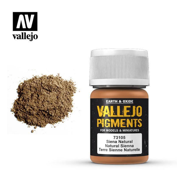 Vallejo 73105 Pigments - Natural Sienna 30 ml - Gap Games