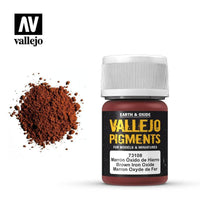 Vallejo 73108 Pigments - Brown Iron Oxide 30 ml - Gap Games