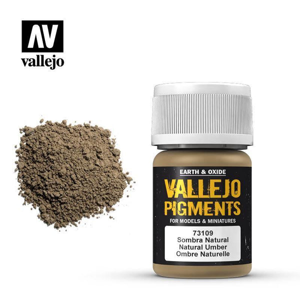 Vallejo 73109 Pigments - Natural Umber 30 ml - Gap Games