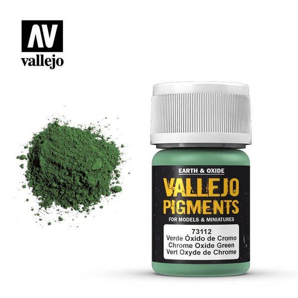 Vallejo 73112 Pigments - Chrome Oxide Green 30 ml - Gap Games