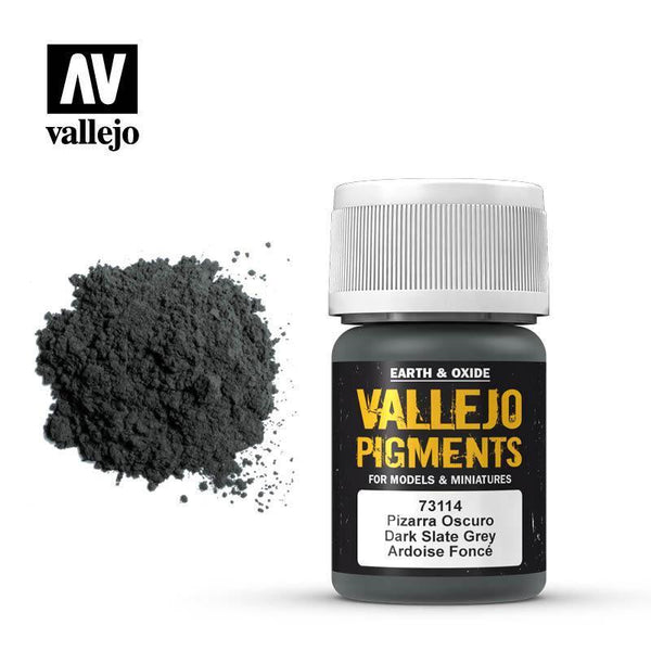 Vallejo 73114 Pigments - Dark Slate Grey 30 ml - Gap Games
