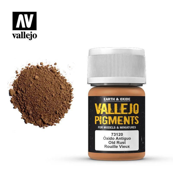 Vallejo 73120 Pigments - Old Rust 30 ml - Gap Games