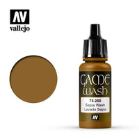 Vallejo 73200 Sepia Wash 17 ml - Gap Games