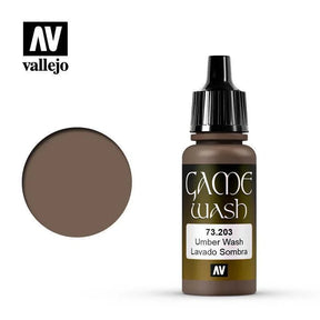 Vallejo 73203 Umber Wash 17 ml - Gap Games