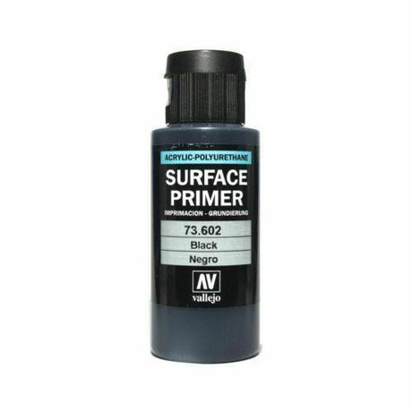 Vallejo 73602 Surface Primer Black 60 ml - Gap Games