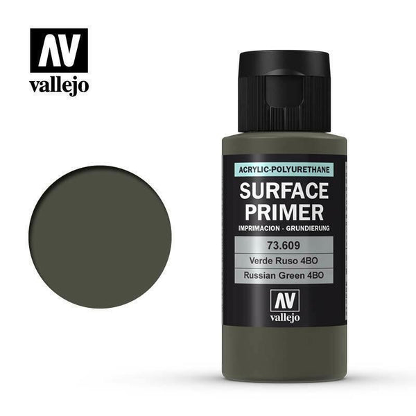 Vallejo 73609 Surface Primer Russian Green 4BO 60 ml - Gap Games