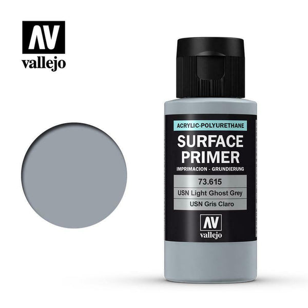 Vallejo 73615 Surface Primer USN Light Ghost Grey 60 ml - Gap Games