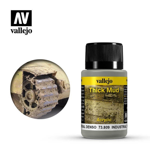 Vallejo 73809 Weathering Effects - Industrial Thick Mud 40 ml - Gap Games