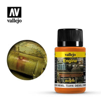 Vallejo 73816 Weathering Effects - Diesel Stains 40 ml - Gap Games