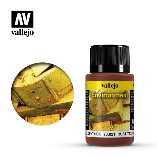 Vallejo 73821 Weathering Effects - Rust Texture 40 ml - Gap Games